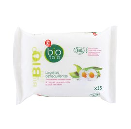 Lingettes démaquillantes - Bionaia - Face