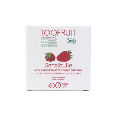 Sensibulle Dermatological Bar Strawberry Raspberry - TOOFRUIT - Face - Hygiene - Baby / Children