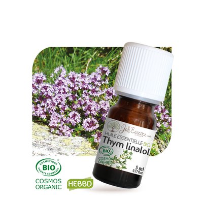 Huile essentielle Thym à linalol Bio - Joli'Essence - Diy ingredients