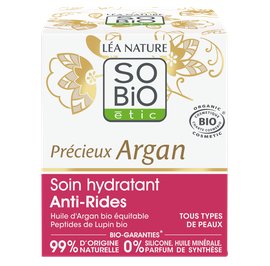 Anti-Wrinkle Moisturizing Care - Précieux Argan - So'bio étic - Face