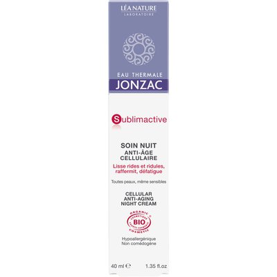 Cellular anti-aging night cream - Sublimactive - Eau Thermale Jonzac - Face