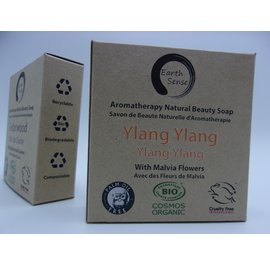 Solid Soap - Ylang Ylang with Blue Cornflowera Flowers - Earth Sense Organics SAS - Hygiene