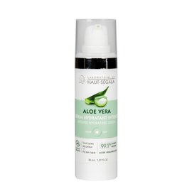 Anti-pollution serum - aloe vera range - Laboratoire du haut segala - Face