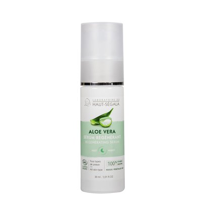 Night face oil serum - aloe vera range - Laboratoire du haut segala - Face