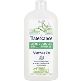 Aloe vera shower cream - sensitive skin - Natessance - Hygiene