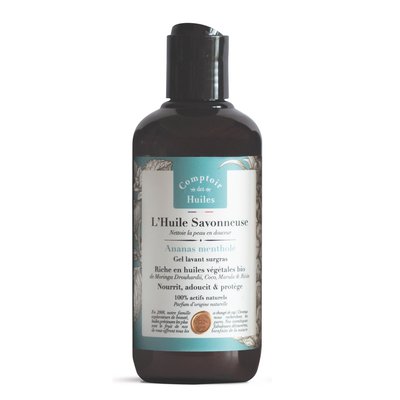 Huile Savonneuse - Shower oil - Pineapple & menthol - Comptoir des Huiles - Hygiene