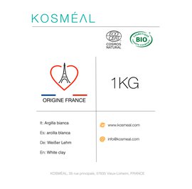 White clay - KOSMÉAL - Face - Hair - Body