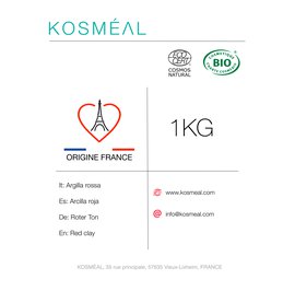 Red clay - KOSMÉAL - Face - Hair - Body
