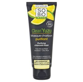 Purifying charcoal mask - Clean'Yuzu - So'bio étic - Face
