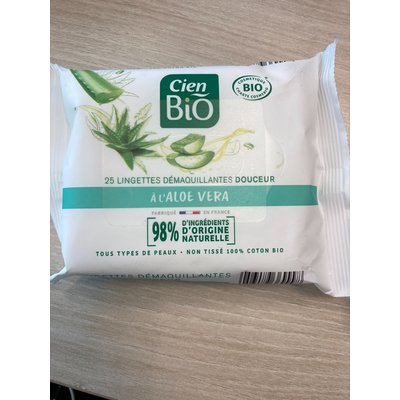 Makeup remover wipes - Cien BIO - Face