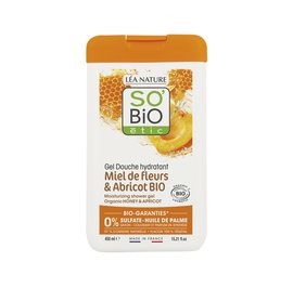 Moisturizing shower gel - Organic Honey & Apricot - So'bio étic - Hygiene