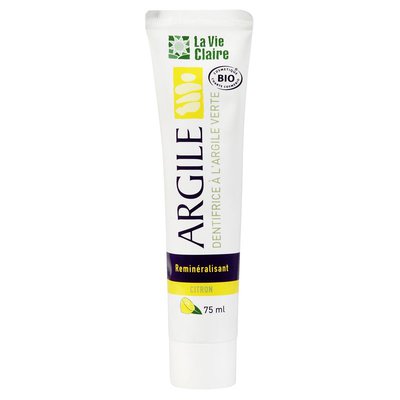 Dentifrice à l'argile Citron - LA VIE CLAIRE - Hygiene
