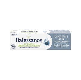 Whitening care toothpaste - bamboo charcoal & organic aloe vera juice - Natessance - Hygiene