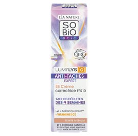 Correcting BB creme SPF10 - Lumi'Lys [C]- Anti-dark spots expert - So'bio étic - Face