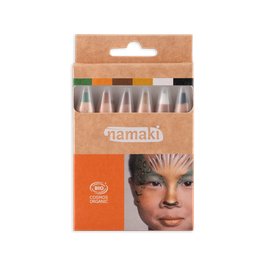Face Painting pencils Jumbo - 6 colors - Wildlife - Namaki - Makeup