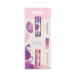 Hair mascara - Double applicator - Pink-Purple - Namaki - Makeup