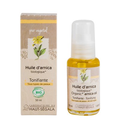 Organic* arnica oil - Laboratoire du haut segala - Massage and relaxation - Body