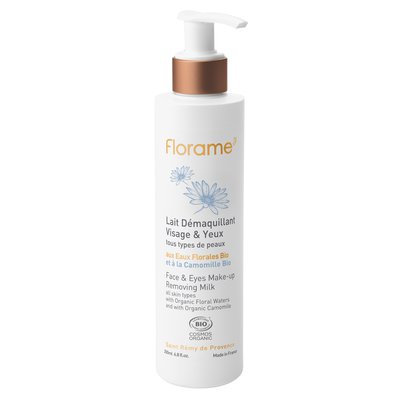 Face & Eyes Make-Up Remover Milk - Florame - Face