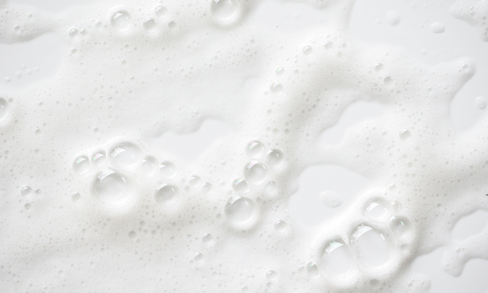 mousse sulfates en cosmétiques