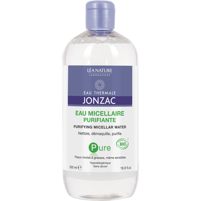 Purifying micellar water, 500 ml - Pure - Eau Thermale Jonzac - Face