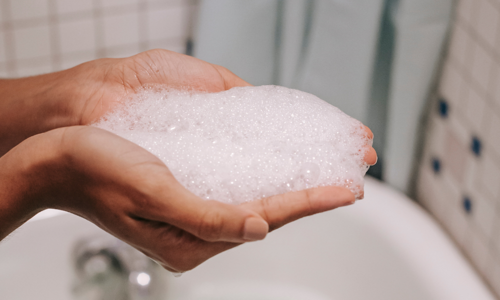 mousse sulfates cosmetiques